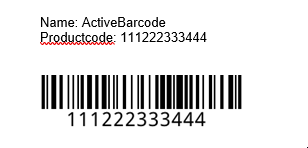 ActiveBarcode: Résultat du publipostage