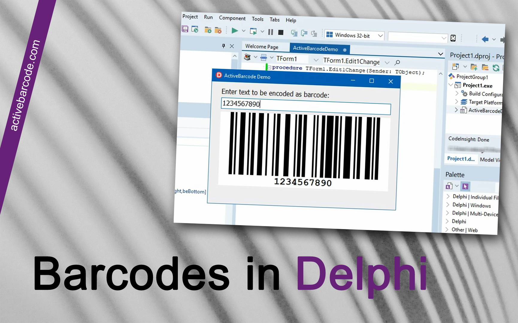 ActiveBarcode: Comment utiliser les codes à barres dans Delphi